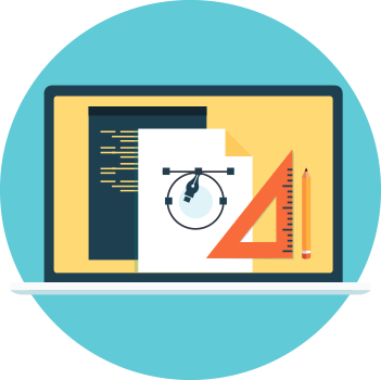 moon-feature-1 laptop graphic measuring white-label reseller solution