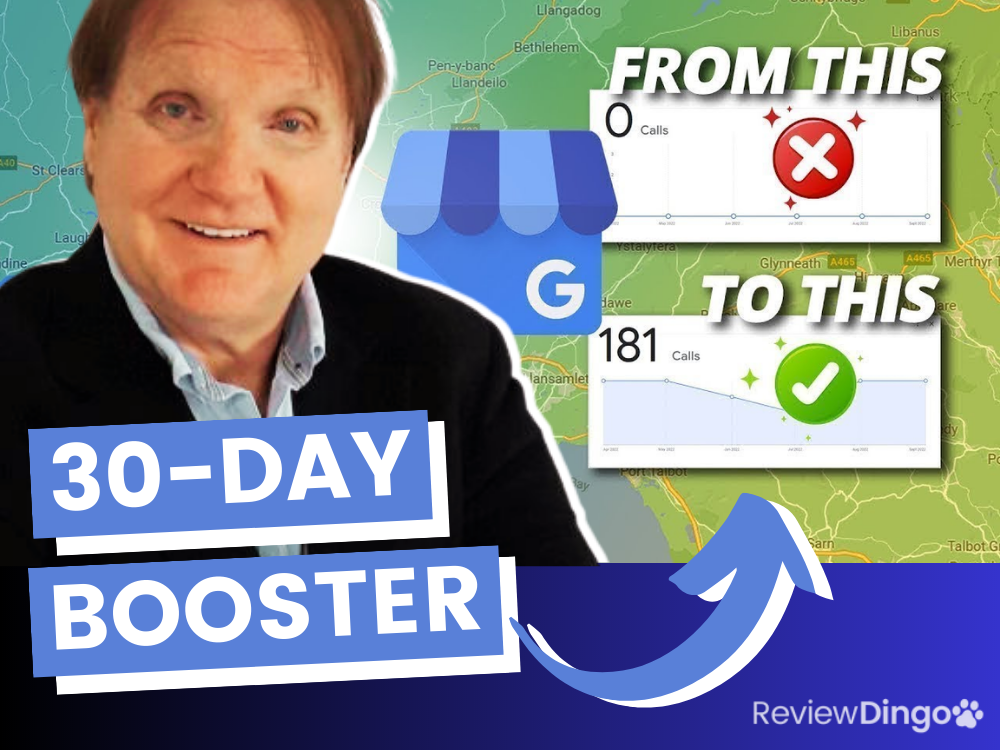 Google Business Profile Services provided by Review Dingo's 30-day Google My Business Booster