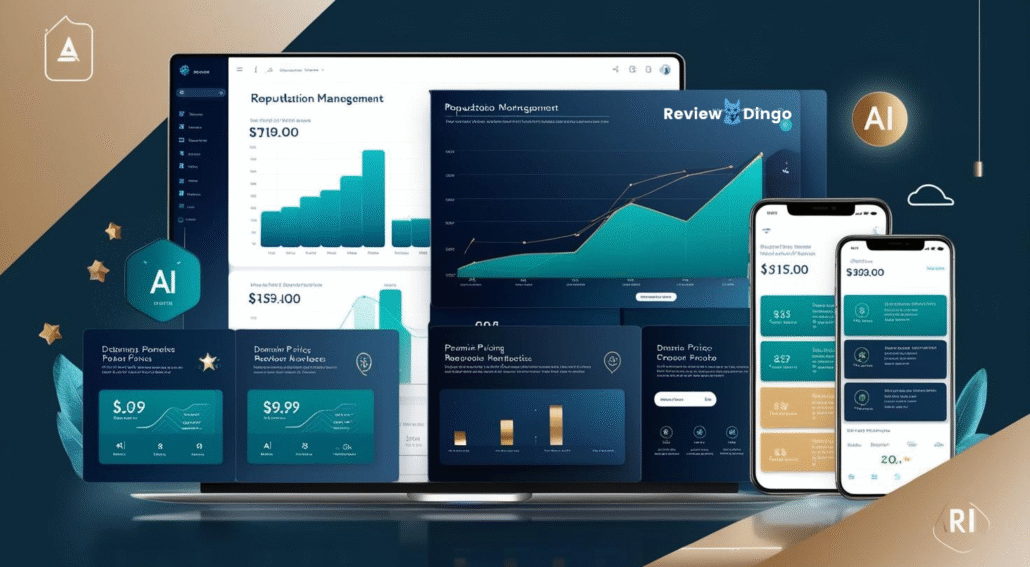 AI reputation management pricing strategies dashboards